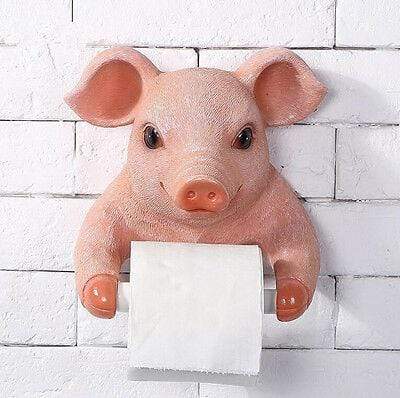 Gadget Gerbil Style2 Pig Toilet Paper Holder