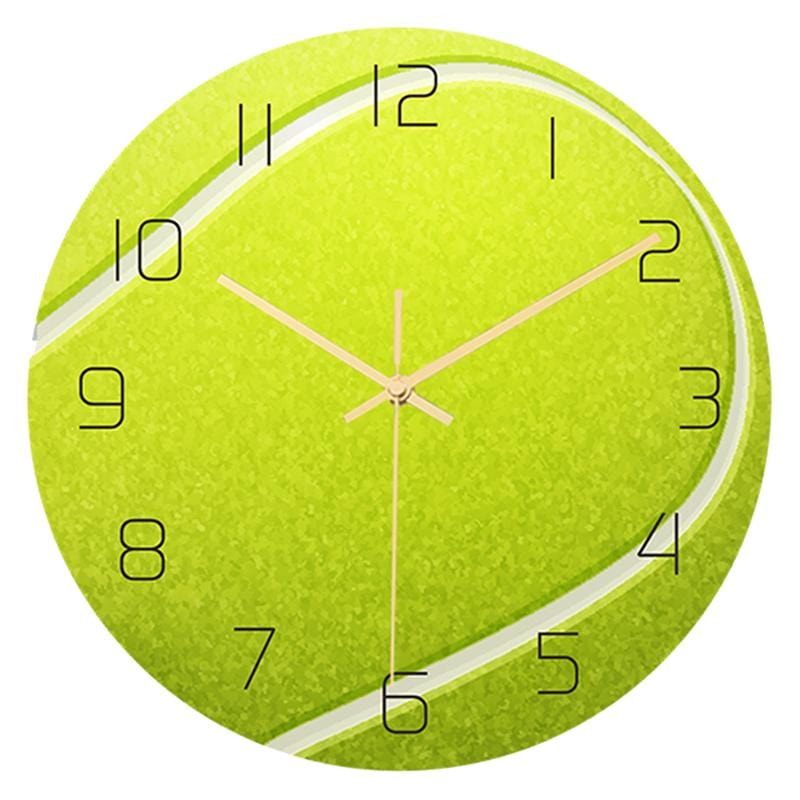 Gadget Gerbil Tennis Wall Clock Acrylic Tennis Ball Wall Clock