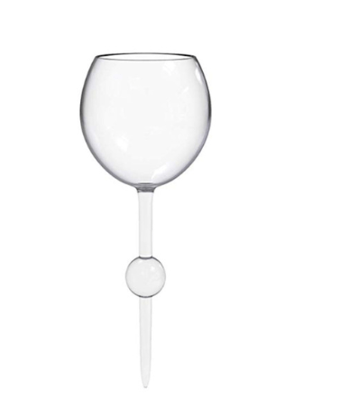 Gadget Gerbil Transparent Floating Beach Sand Wine Glass