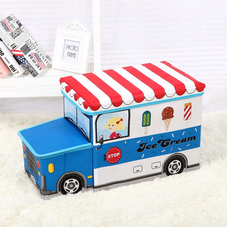 Gadget Gerbil Truck / Blue Kids Ice Cream Truck Storage Box