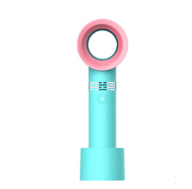 Gadget Gerbil Turquoise USB Rechargeable Handheld Bladeless Fan