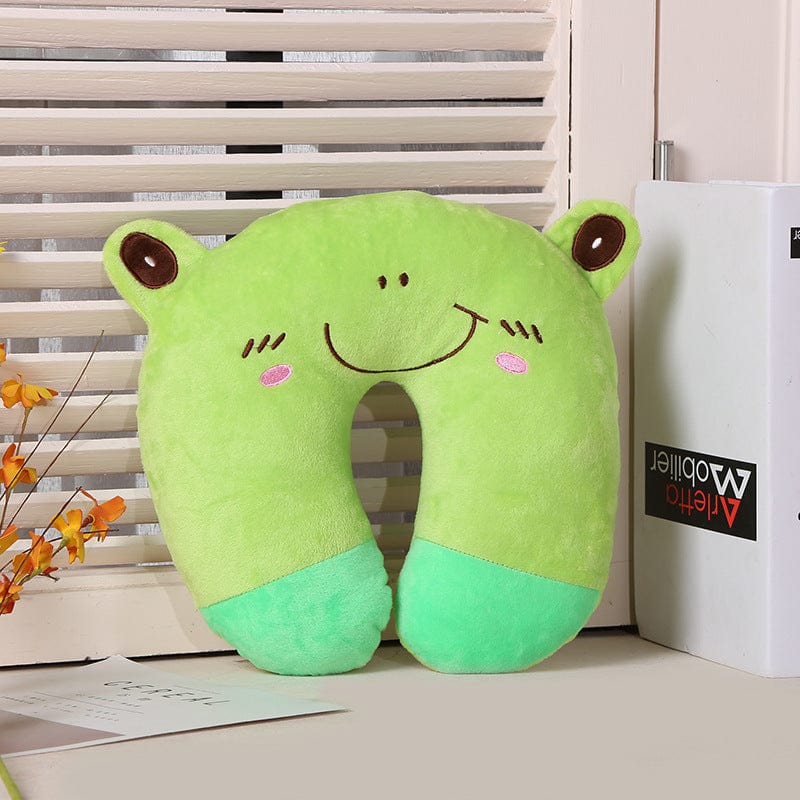 Gadget Gerbil U Shaped Frog Travel Neck Pillow