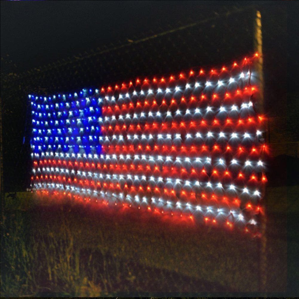 Gadget Gerbil US / 110V United States Flag LED String Lights