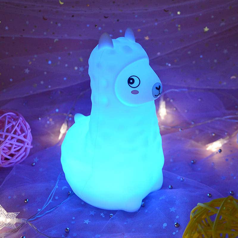 Gadget Gerbil USB Rechargeable Silicone LED Alpaca Night Light