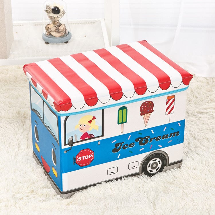 Gadget Gerbil Van / Blue Kids Ice Cream Truck Storage Box