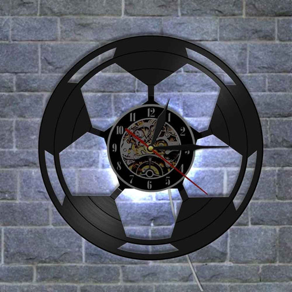 Gadget Gerbil Black Creative Vinyl Record Wall Clock Clock
