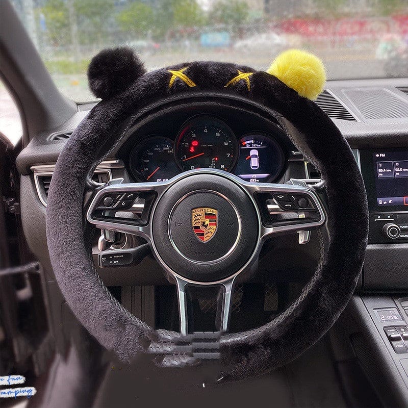 Gadget Gerbil Violent bear Duck Steering Wheel Cover