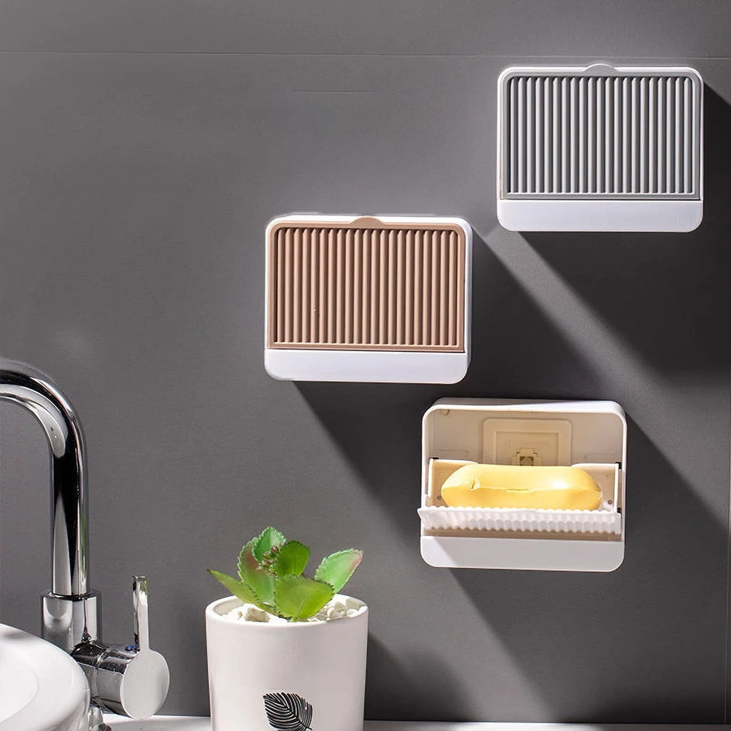 Gadget Gerbil Wall Mounted Grids Soap Storage Box