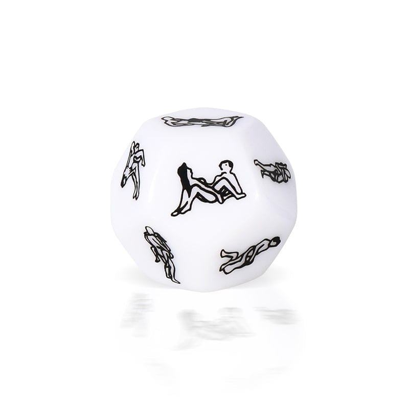 Gadget Gerbil White 12 Sided Sex Position Dice