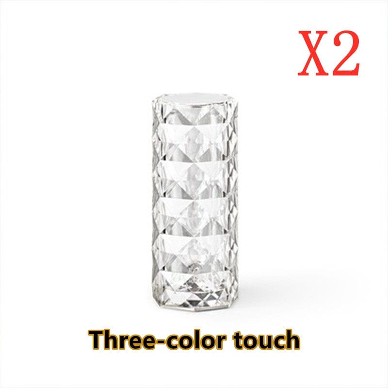 Gadget Gerbil White / 3colors 2pcs / USB LED Diamond Rose Light