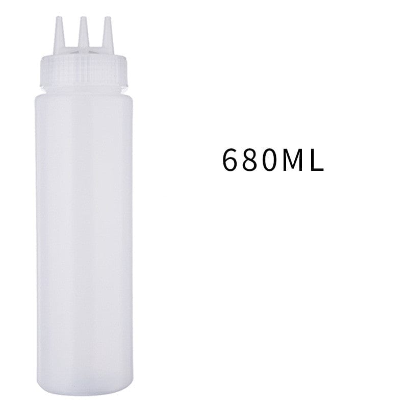Gadget Gerbil White / 680mL Three Hole Condiment Bottle