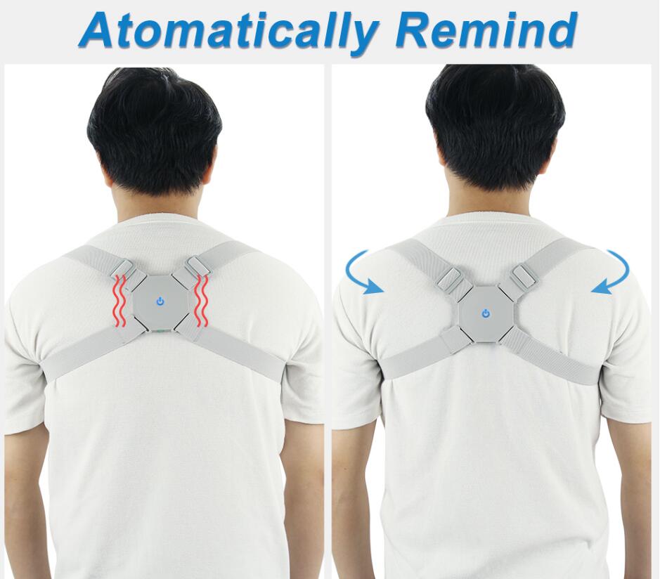 Gadget Gerbil White / Adult Smart Adjustable Back Posture Corrector