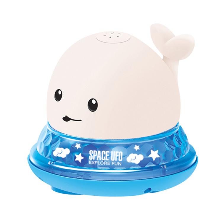 Gadget Gerbil White blue Whale Induction Water Spray Ball