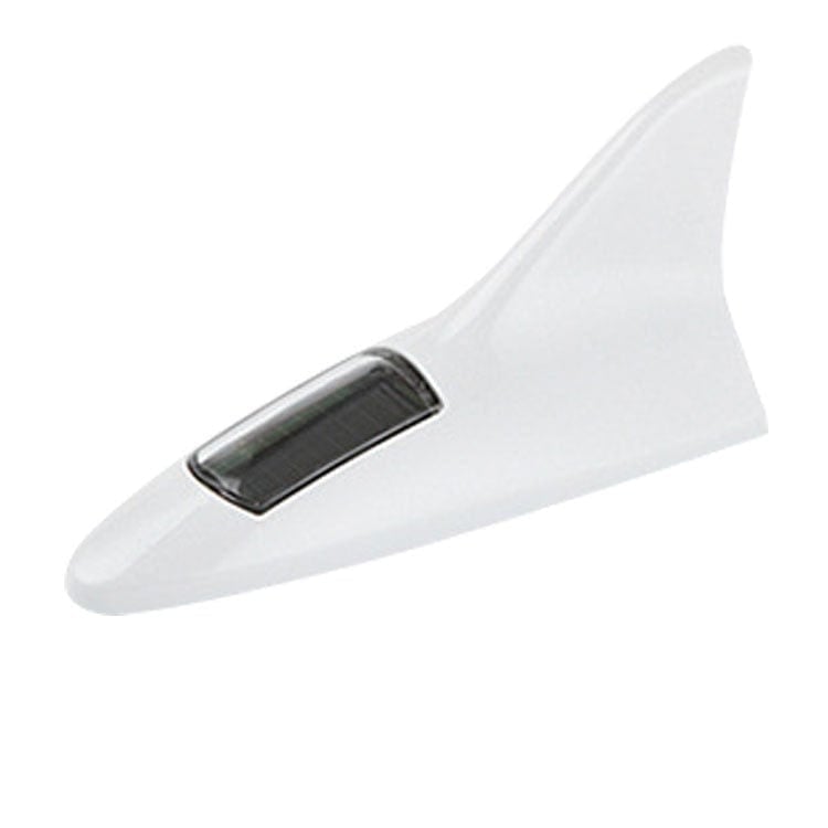 Gadget Gerbil White Car Solar Shark Fin LED Emergency Light