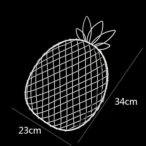 Gadget Gerbil White Iron Pineapple Fruit Plate
