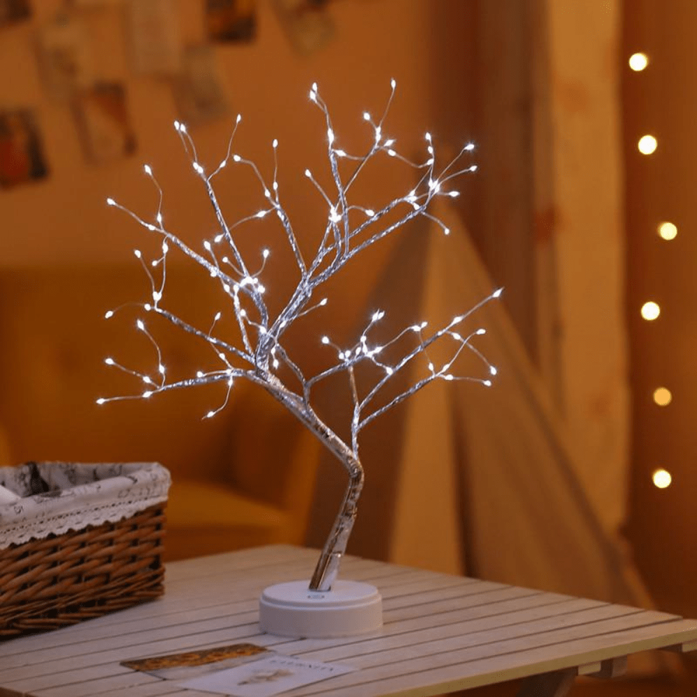 Gadget Gerbil White LED Bonsai Tree Light