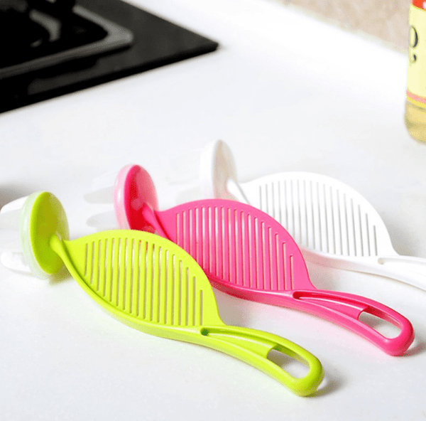 Gadget Gerbil White Multi-functional Silicone Rice Strainer