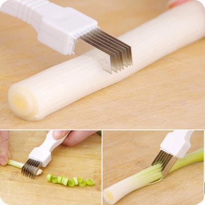 Gadget Gerbil White Vegetable Onion String Shredding Knife
