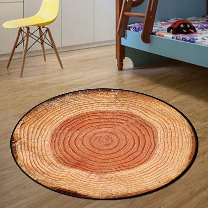 Gadget Gerbil Wood / 60cm Cartoon Round Rug Living Room Yoga Mat