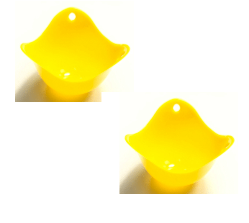 Gadget Gerbil Yellow / 2 pack Silicone Egg Poacher Cups