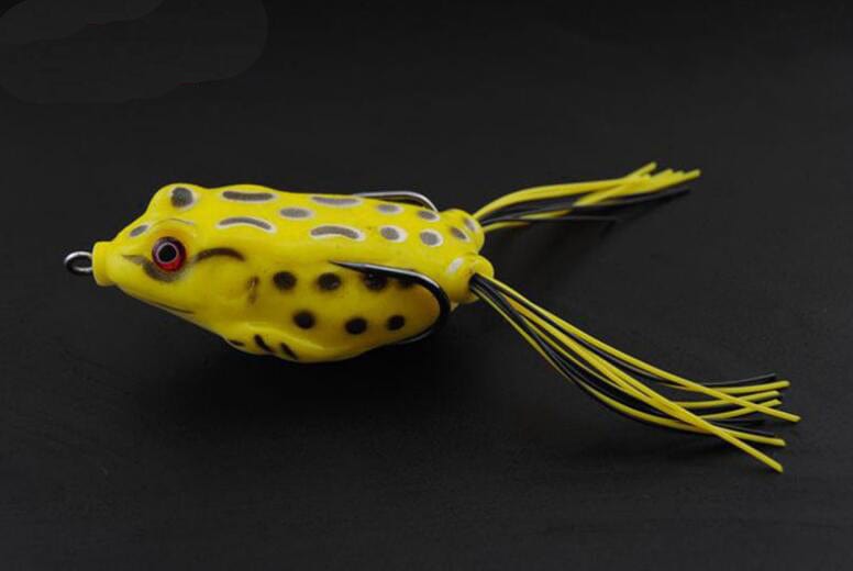 Gadget Gerbil Yellow / 3pcs Frog Shaped Fishing Lure