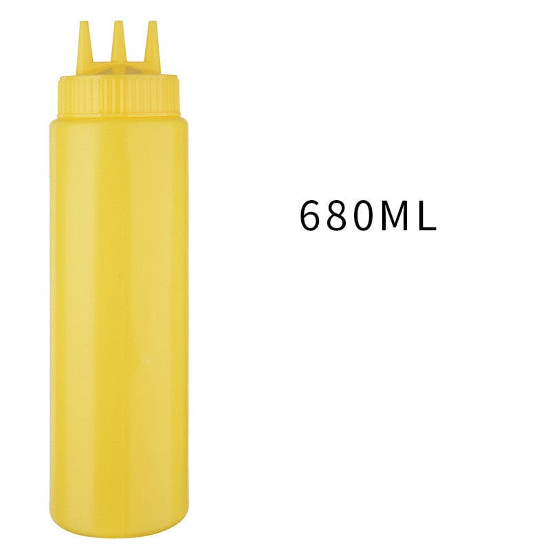 Gadget Gerbil Yellow / 680mL Three Hole Condiment Bottle
