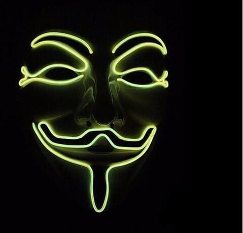 Gadget Gerbil yellow / A New LED Guy Fawkes Mask