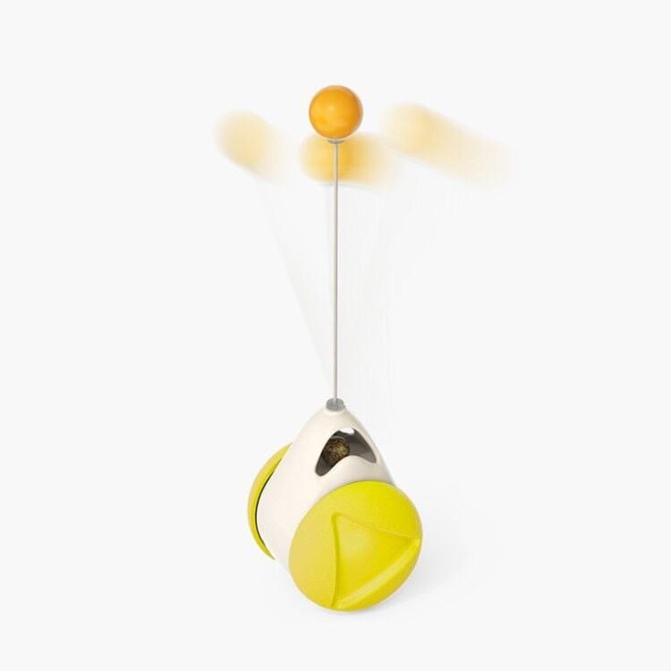 Gadget Gerbil Yellow Balance car Cat Turntable Cat Windmill  Glowing Toy