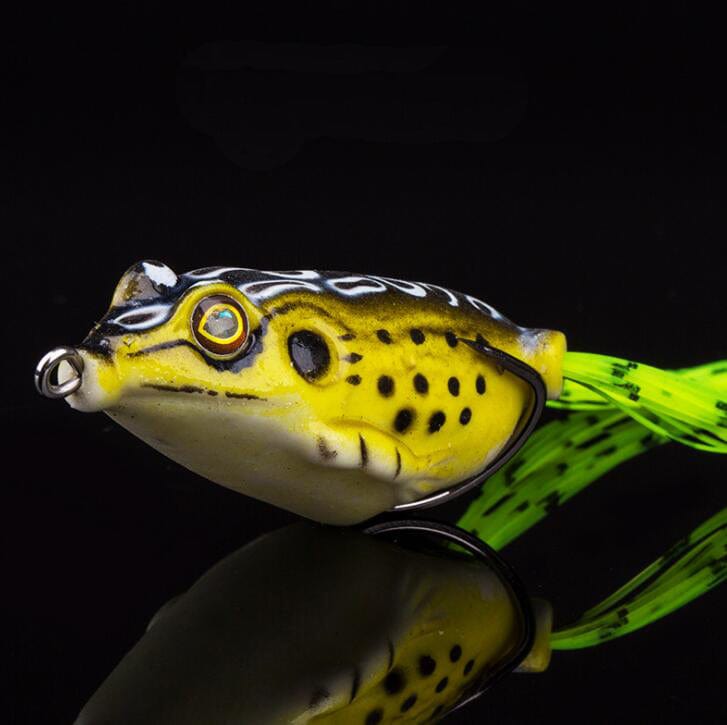 Gadget Gerbil Yellow browm / 1pc Frog Shaped Fishing Lure