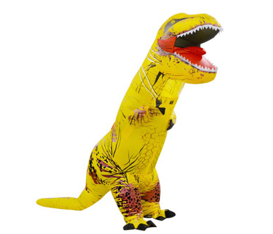 Gadget Gerbil Yellow Inflatable Dino Costume