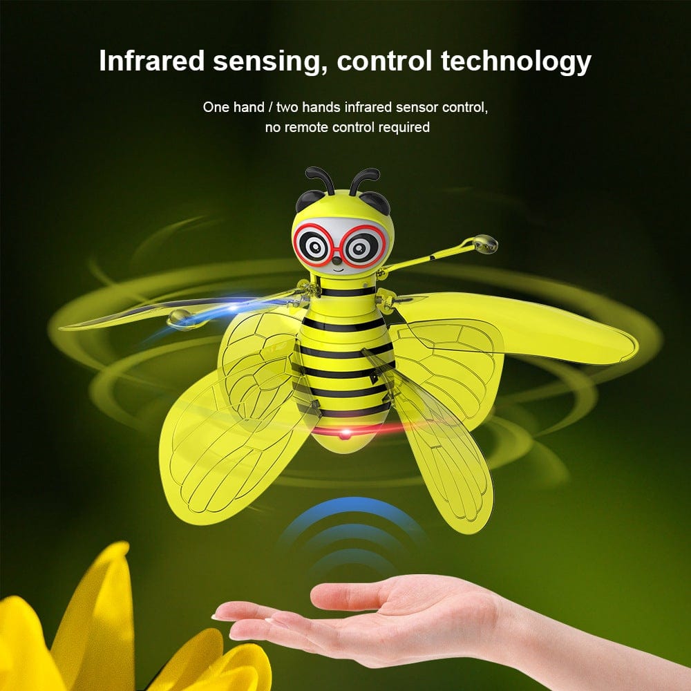 Gadget Gerbil Yellow Infrared Sensing Little Bee Drone