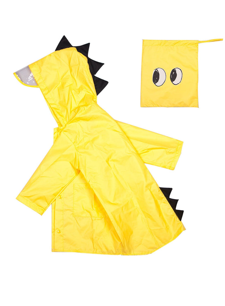 Gadget Gerbil Yellow / L Dinosaur Raincoat for Kids