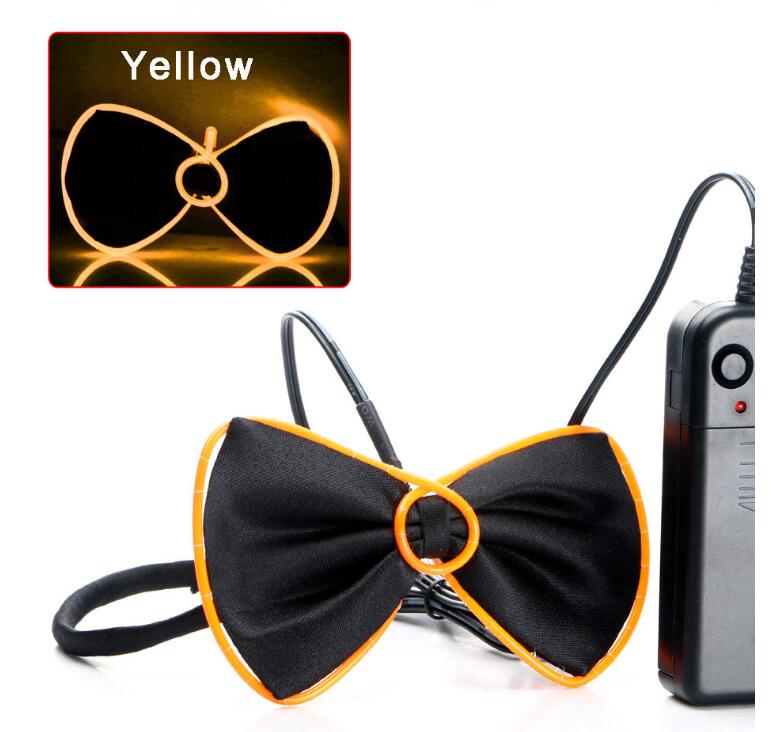 Gadget Gerbil Yellow LED Bow Tie