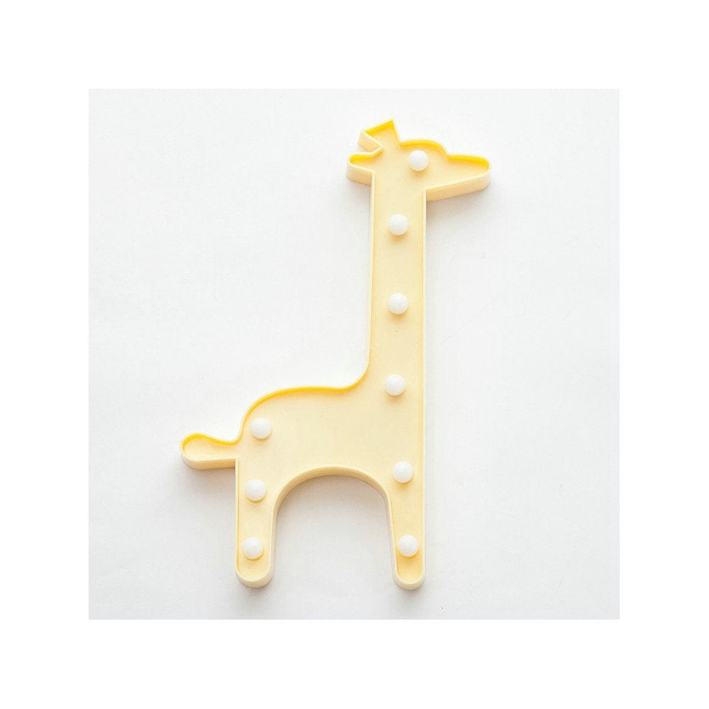 Gadget Gerbil Yellow LED Giraffe Table Light
