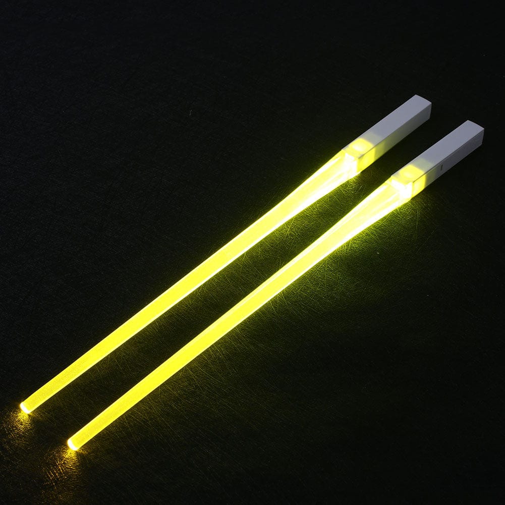Gadget Gerbil Yellow LED Glowing Chopsticks