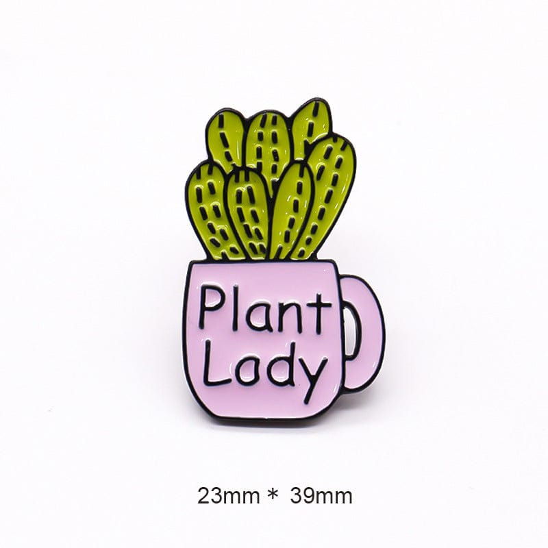 Gadget Gerbil Yellow Plant Lady Pin