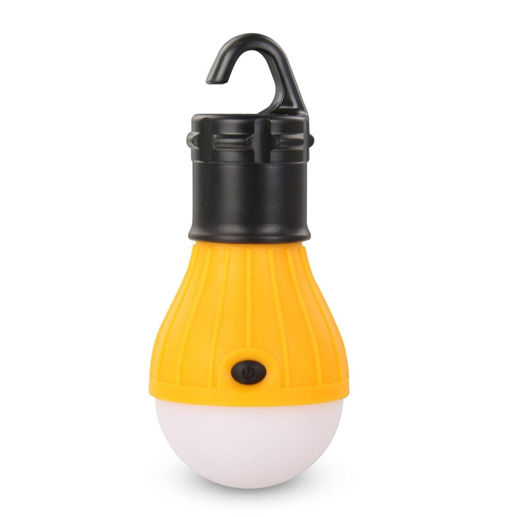Gadget Gerbil Yellow Portable Hanging Hook 3LED Camping Tent Light Outdoor Fishing Lantern Lamp Torch R06
