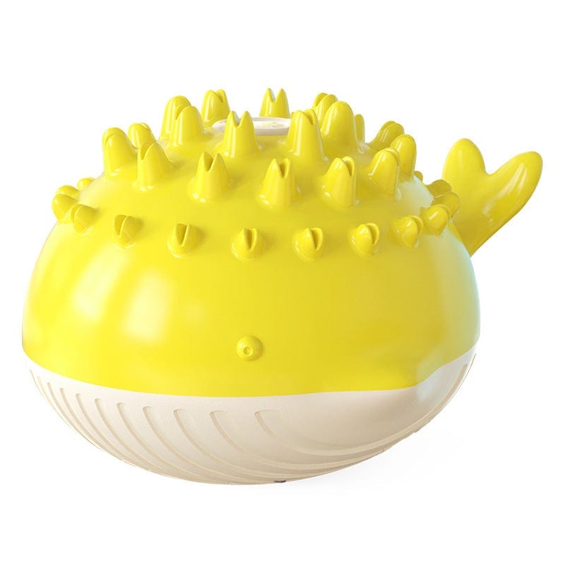 Gadget Gerbil Yellow Waterproof Electric Spray Dog Toy