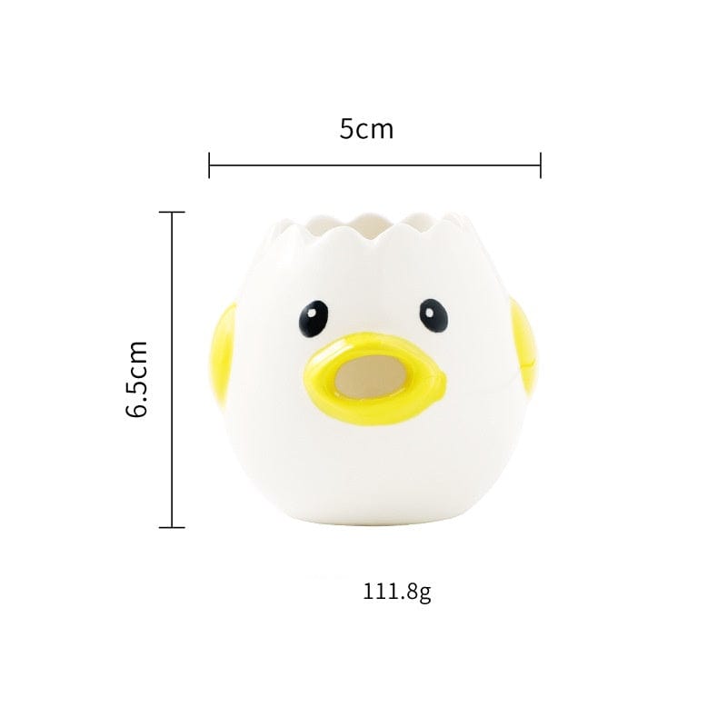 Gadget Gerbil YellowChick Cute Ceramic Chick Egg Yolk Separator